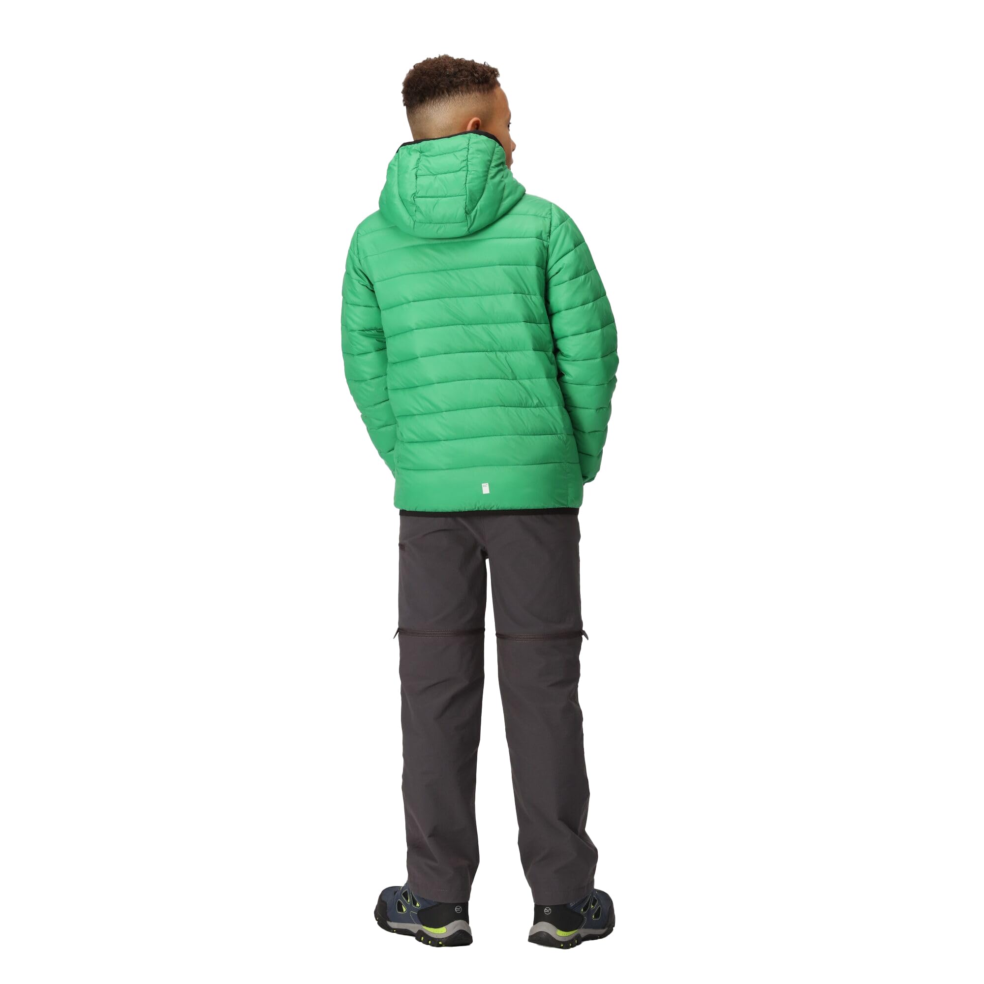 Regatta Dziecięcy Hooded Marizion z przegrodami kurtka woda odpychający ocieplany Winter płaszcz