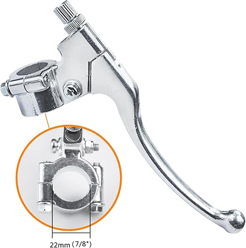 Miniatura 6 de 0.866 in 78" embrague izquierdo palanca palanca palanca 68" interruptor de cable de freno de tambor para Predator 196cc 212cc Baja Warrior Massimo