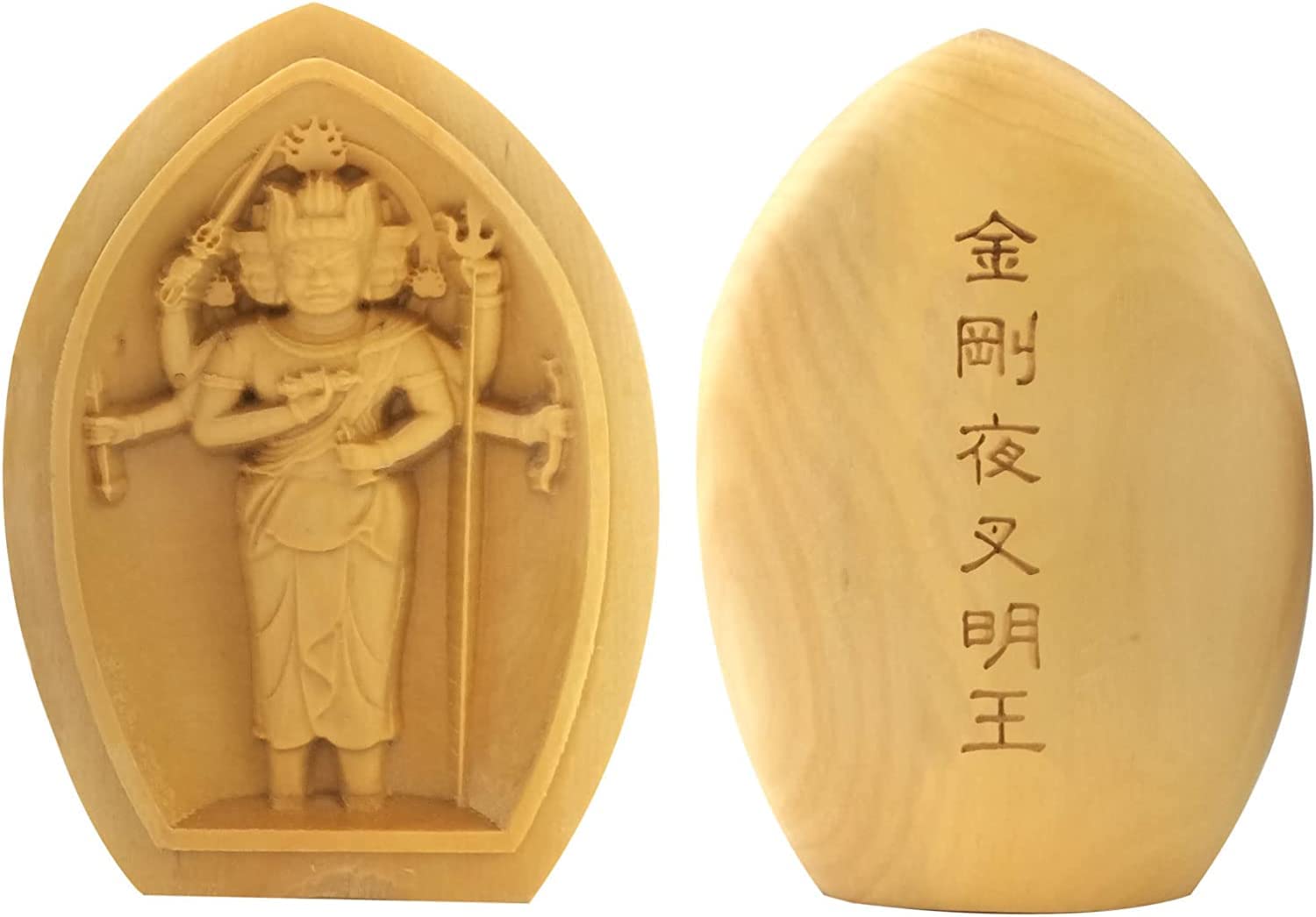 Amazon｜木彫りの仏像 弘法大師 柘植 ツゲ 真言宗の開祖・空海
