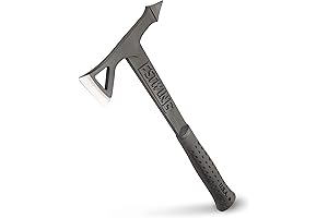 CRKT Kangee Tomahawk - Forged Steel, Shock Reduction Grip, Black