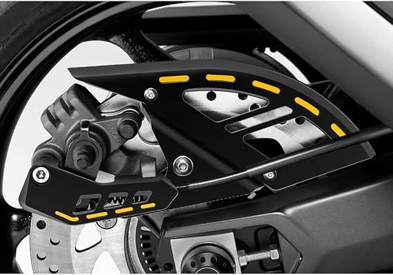 For Tmax 560 Tech Max Tmax 530 SX DX All Years Motorcycle Brake Calipers Brackets Rear Brake Disc Rotor Guard tmax530 sx/dx tmax560 techmax Accessories (black-3)