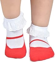 Vista 2 de EPEIUS Calcetines antideslizantes unisex para bebés y niños (juego de 6)