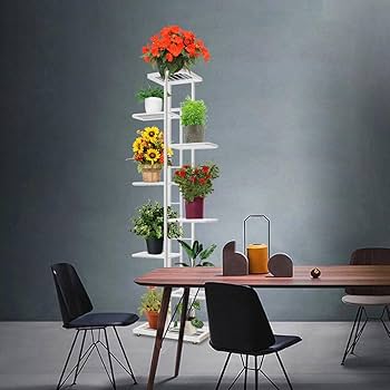 メタルプラントスタンド 屋内 屋外 植木鉢 ディスプレイ ８段 多機能 黒 Amazon.co.jp: MTB ガーデン8段メタルプラントスタンド屋内屋外
