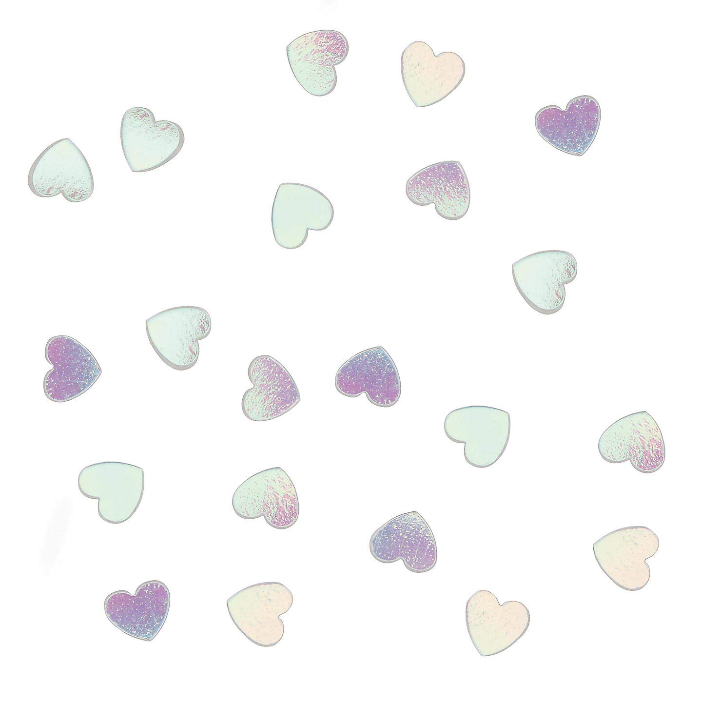 Matrice Confetti Coeurs Iridescents 6mm, Assortiment de Qualité pour Papeterie Fine