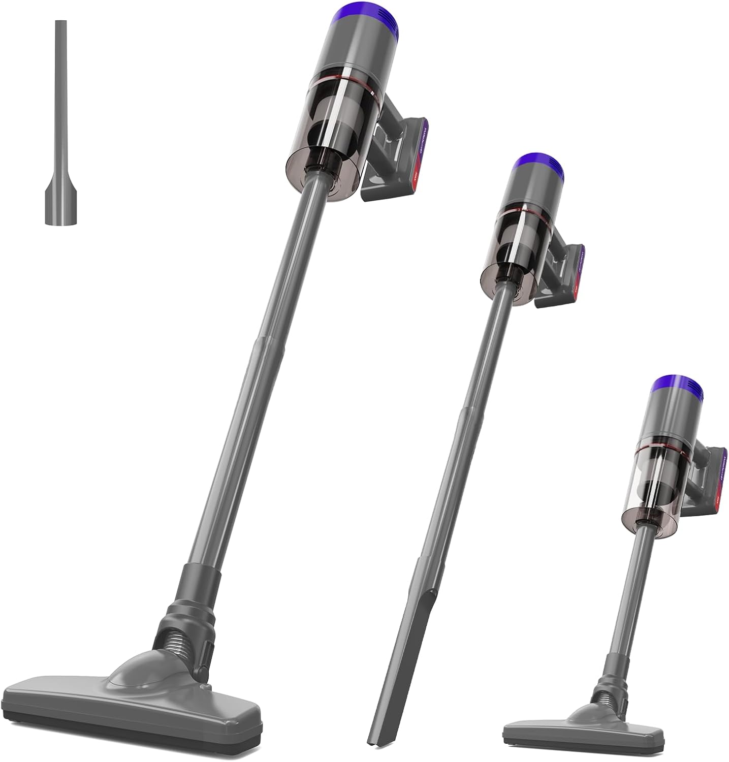 Cordless Vacuum 3lbs Lightweight Stick Handheld Vacuum with Crevice Tool, Vacuum Cleaner for Hard Floors, Sofa, Pet Hair,for Dorm, Apartment and Office