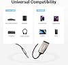 UGREEN Bluetooth Aux Adapter, Car Aux Bluetooth 6.0 Receiver USB Audio Adaptor with 3.5mm Jack for Home Stereo Music Streaming Built-in Microphone Plug and Play Auto on Handsfree Car Kit