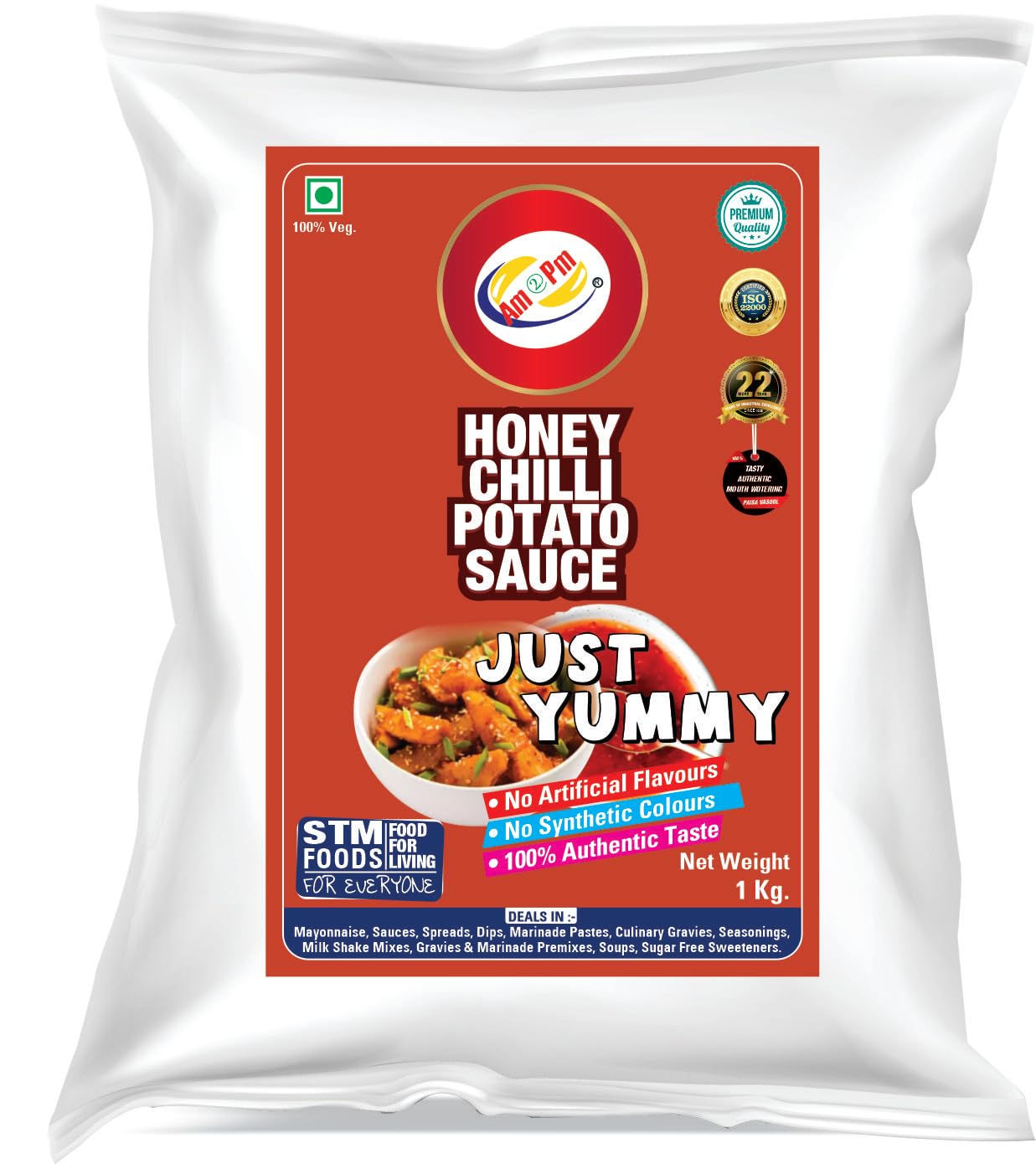 Am 2 Pm - Honey Chilli Potato Sauce Drizzling Sauce For Fast Food Specially To Make For Honey Chilli Patato - 1KG (B0CBS8QC21) Amazon Price History, Amazon Price Tracker