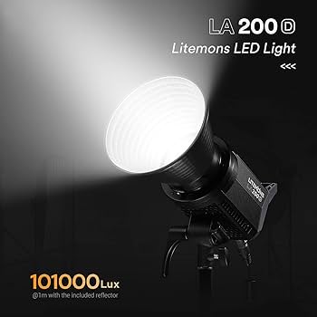 Amazon.com : Godox LA200D LED Video Light, 200W 101000LUX@1M