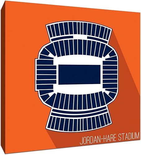 ArtsyCanvas Auburn Tigers-Jordan-Liebre Estadio (16x16)
