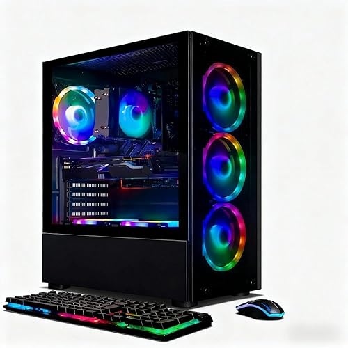 Miniatura 9 de STGAubron Computadora de escritorio para juegos, Radeon RX 580 16G, Intel Core i7 hasta 3.9G, 16G RAM, SSD 512G, WiFi 600M, BT 5.0, ventilador RGB