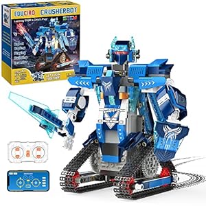 Under the Baubles Robot STEM Project Building Kit for Boys Ages 8-12, Remote & APP Controlled Technic Building Toy, Ideas Gifts for Kids Boys Girls, Not for Lego sets (477 Pieces)