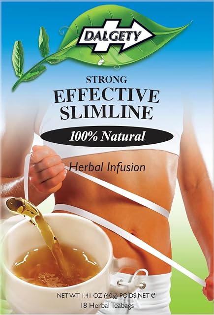 Dalgety Effective Slimline Herbal Infusion 40g Carton - 100% Natural, Caffeine Free Tea (Total 18 Teabags)  Our Delicious Tea is Packed with Unique Health Benefits