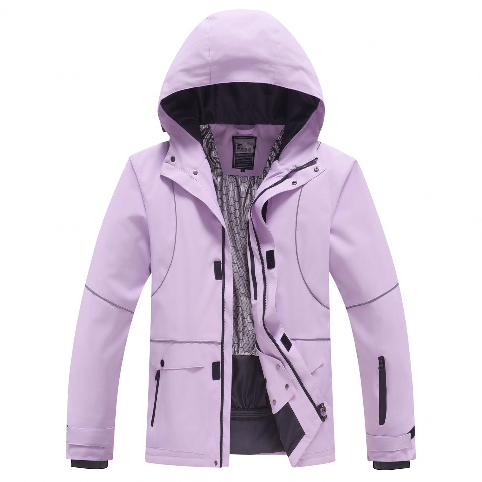 Winterjacke Herren Warm, Winterparka Herren Wasserdicht, Gefütterte Jacke Mit Kapuze Übergangsjacken Mit Taschen Freizeit HerrenjackenThermo Mantel Outdoorjacke Parker Sportjacke Für Männer Alltag