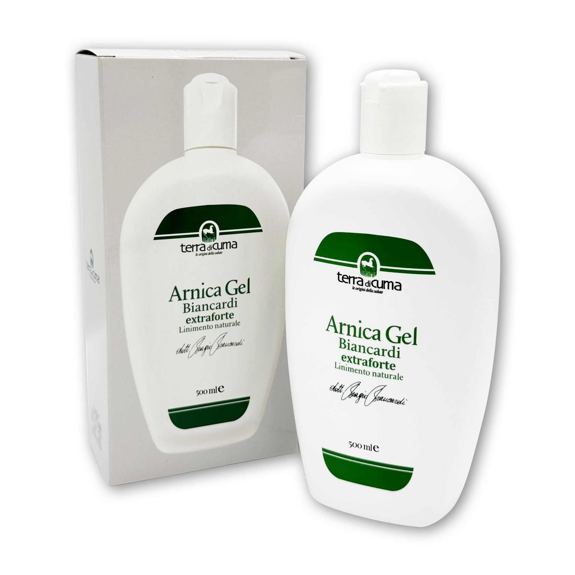 Terra di Cuma Arnica Gel de Linimento Natural Extra Fuerte, 500ml