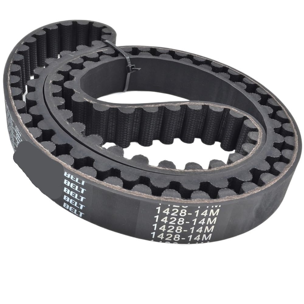 Correa de distribución HTD14M de 1288mm y ancho 115mm con 92 dientes para motor industrial