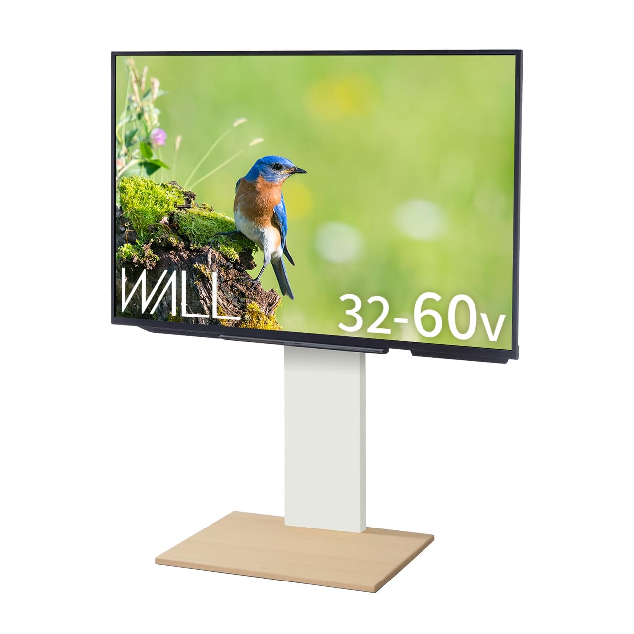 Amazon.co.jp: WALL V2E テレビスタンド ロータイプ ホワイトオーク