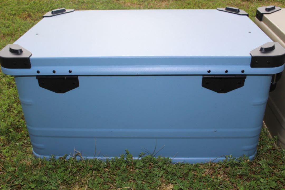 アースカラー アルミコンテナボックス 49L ガレージ収納