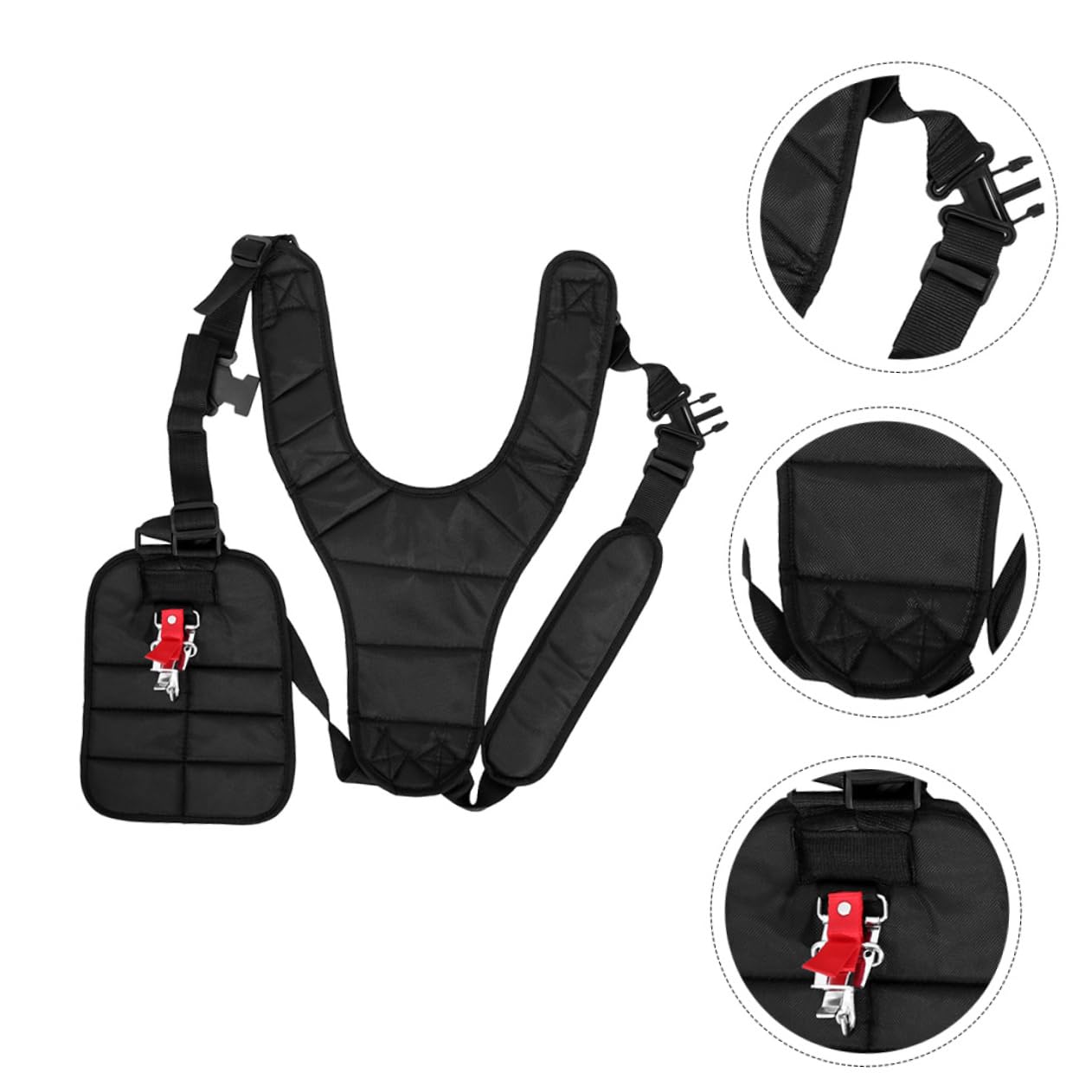 HEMOTON 2pezzi Cinghia per Decespugliatore con Imbracatura Padded per Comfort Ottimale del Accessorio Professionale per Giardinaggio e Manutenzione del