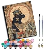 【Contenu 】 1 toile texturée pré-imprimée (sans cadre), 1 jeu de peintures acryliques (nombre suffisant), 1 jeu de pinceaux (3 tailles), 2 crochets. Ce kit de peinture de haute qualité peut être conservé plus de 10 ans.