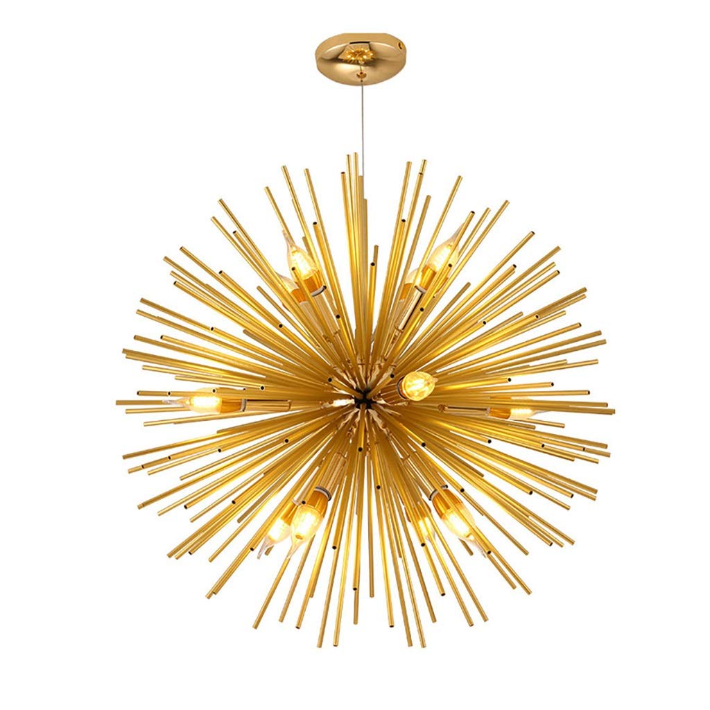 Lustre style nordique créatif or et plafonnier chic 52 cm