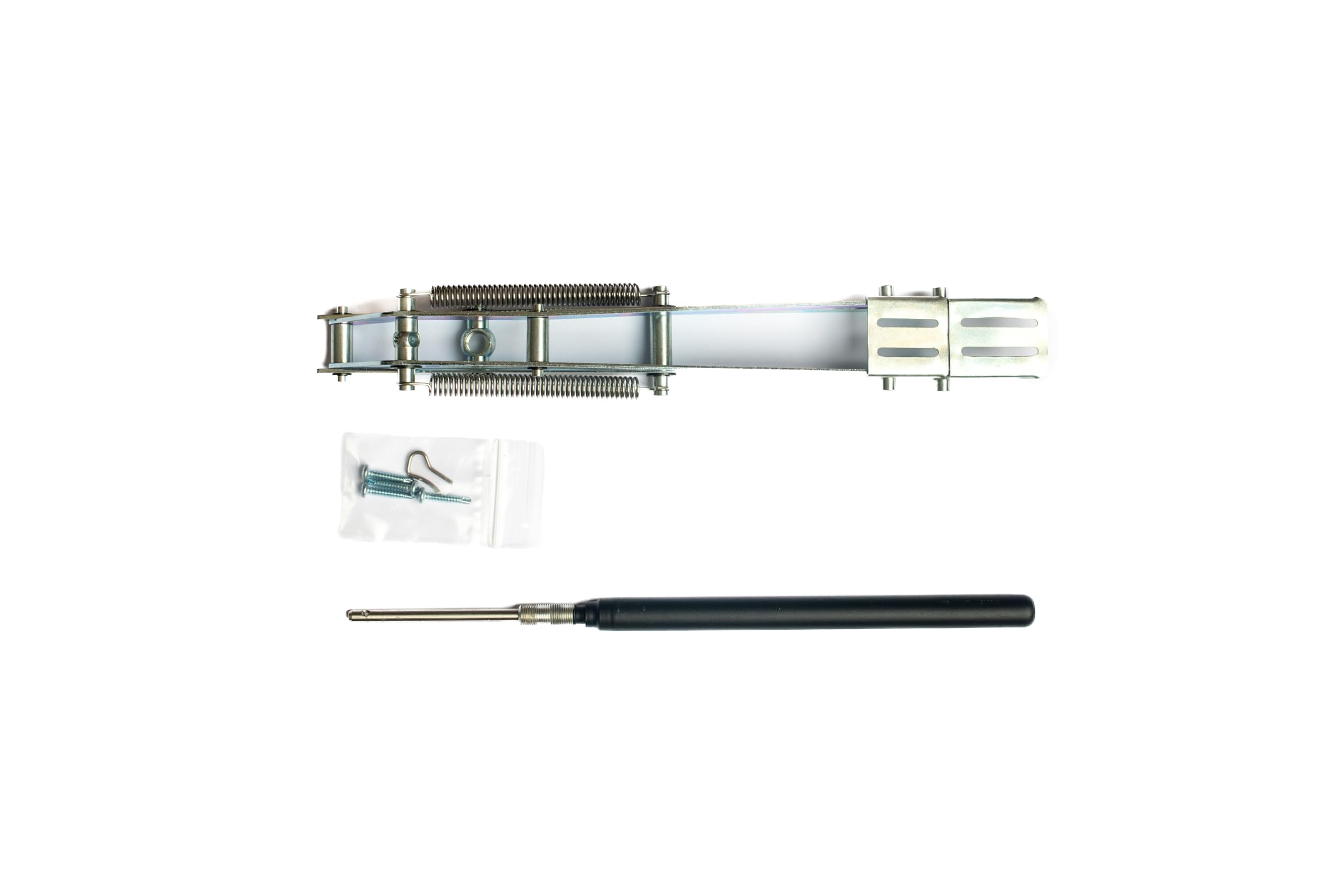Aprifinestra Automatico per Serra – Sistema Easy-Clip, Doppia Molla, Acciaio Zincato, Capacità di Sollevamento 14kg/30lbs, Ventilazione Automatica per Finestre e Tetti