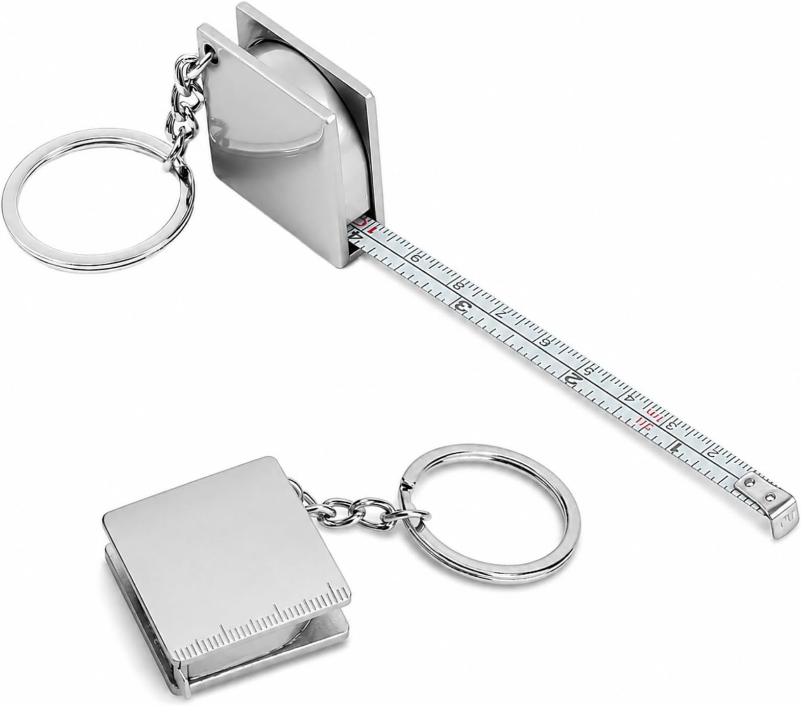 1 piece,Portable Retractable Tape Measure Keychain | 39 Inches/1 Meter High Precision Mini Measuring Tool with Belt Clip & Key Ring for DIY, Crafts, Tailors