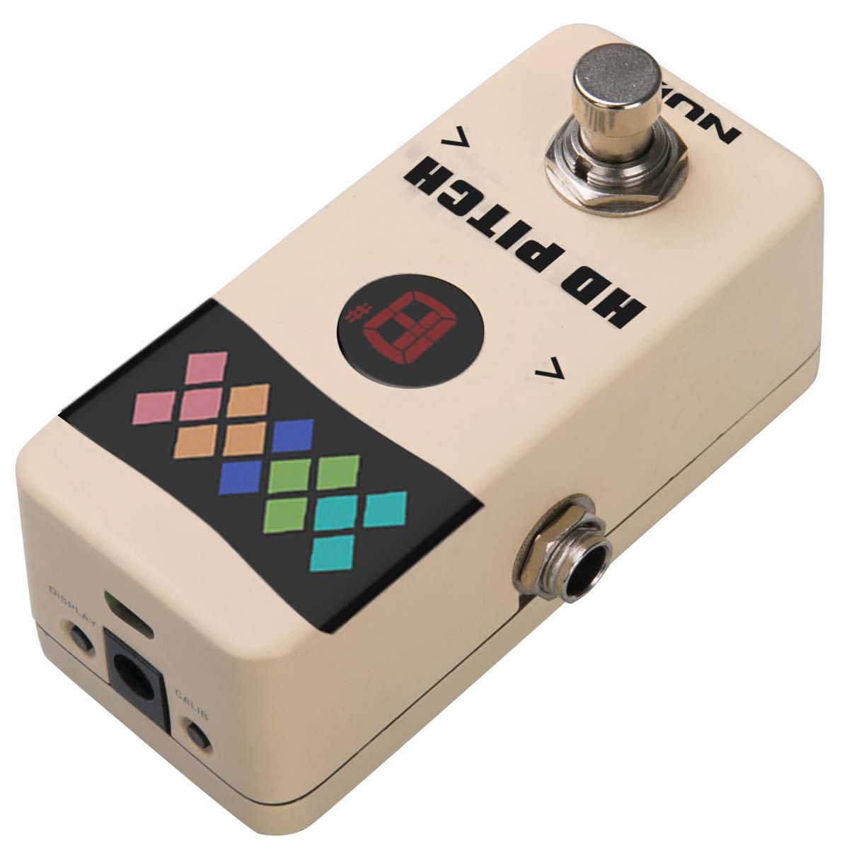 Pedal afinador de guitarra NUX Compact Color