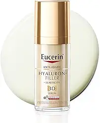 EUCERIN 3D Sérum Facial Anti-idade Firmador 30ml, Elasticity, Pele Madura, Hyaluron-Filler, Ácido Hialurônico, Antirrugas
