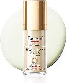 EUCERIN 3D Sérum Facial Anti-idade Firmador 30ml, Elasticity, Pele Madura, Hyaluron-Filler, Ácido Hialurônico, Antirrugas
