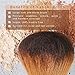 IDUN Minerals Pro Soft Kabuki Brush - Mineral Powder Foundation Brush for Seamless Make Up Blending - Hypoallergenic Synthetic Dermocura Fibers - 1 pc