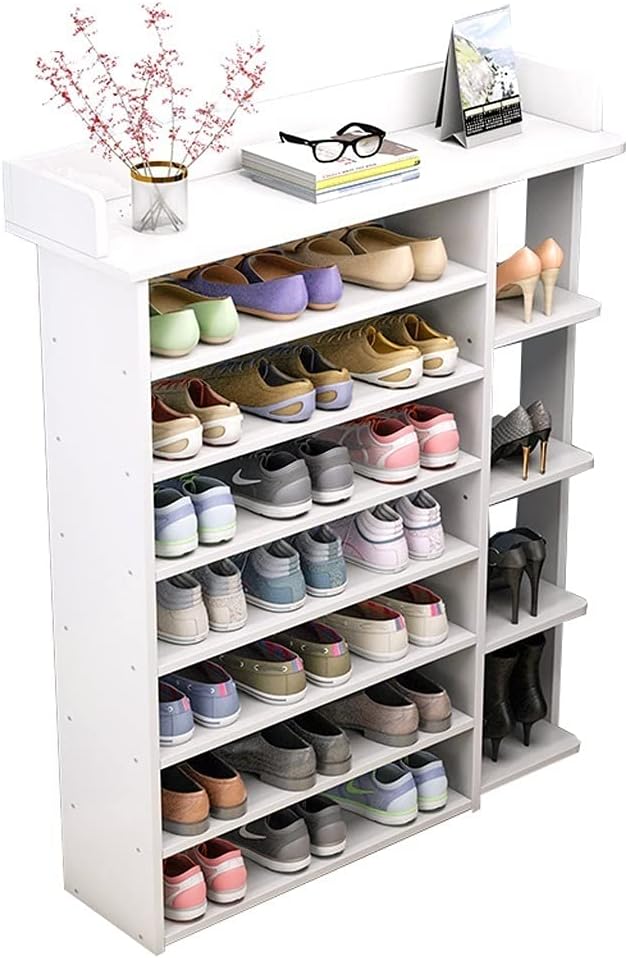 Free Standing Shoe Racks Shoe Closet 8-layer Standing Shoe Rack Storage Rack Shoe Storage Is Suitable for Living Room Entrance Dormitory Shoe Organizer for Closet Floor (Color : A) (A)