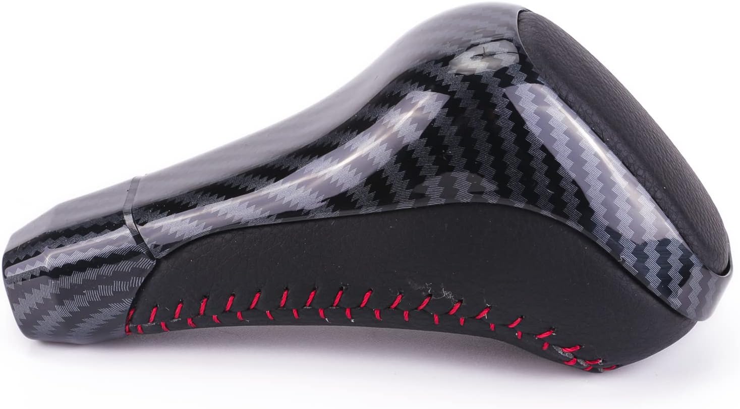 PTR57-34141 Gear Lever Shift Knob Compatible with Toyota 4Runner 2012-2021 & Tundra 2014-2021 TRD PRO, M8×1.25 Carbon Fiber Style (Not for Tacoma)