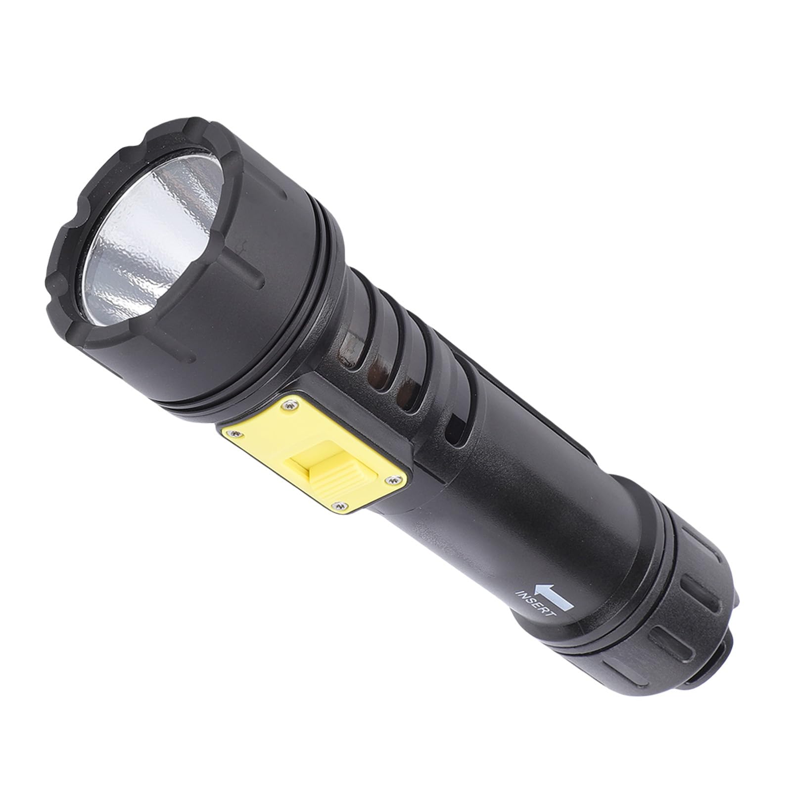 Torcia elettrica subacquea ad alta luminosità Torcia impermeabile ricaricabile USB per immersioni subacquee avventure all'aperto in lega di alluminio compatta