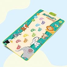 CAREIT Baby Animal World Piano Mat - Soft Educational With Animal Sounds, Keys - Enhances Baby's Senses & Motor Skills - Perfect for 12 Months+, Size 150x70 CM
