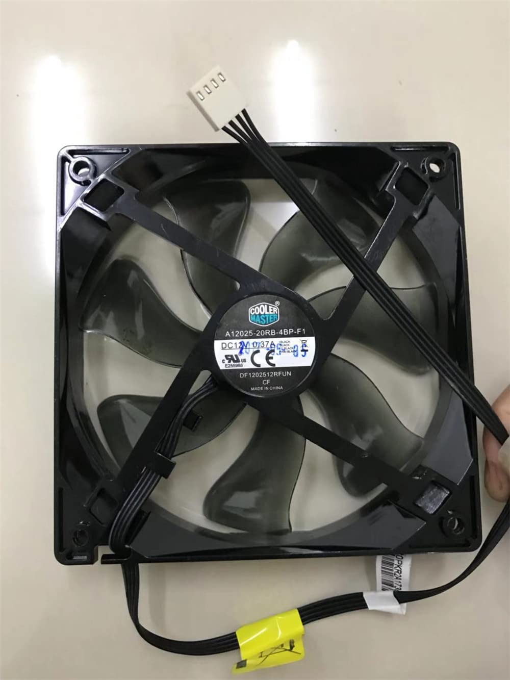 for A12025-20RB-4BP-F1 DC12V 0.37A 120×120×25mm 4-pin Cooling Fan