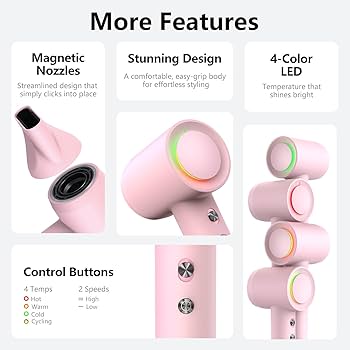 AGLAIAS Hair Dryer 未開封 Amazon.com : ZQIAN BEAUTY Hair Dryer, High-Speed Blow Dryer