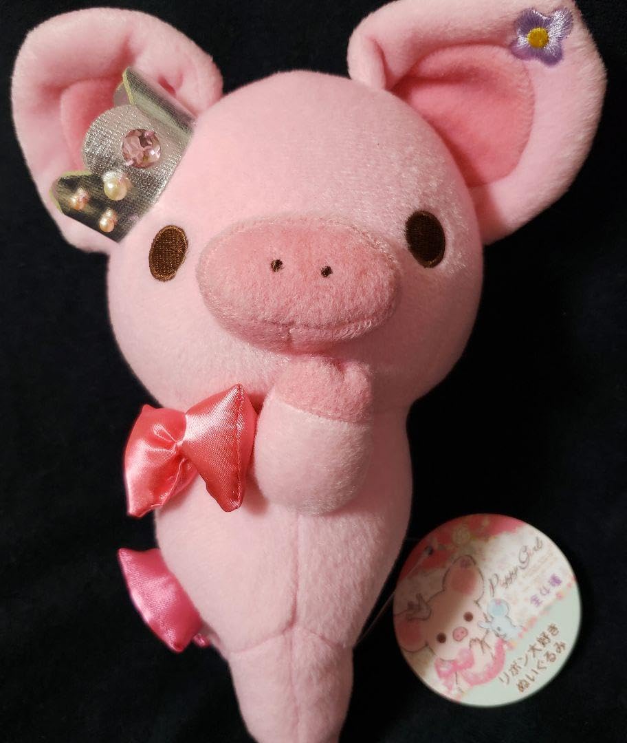 Amazon.co.jp: 平成レトロ ピギーガール Piggy Girl ブタ ぬいぐるみ