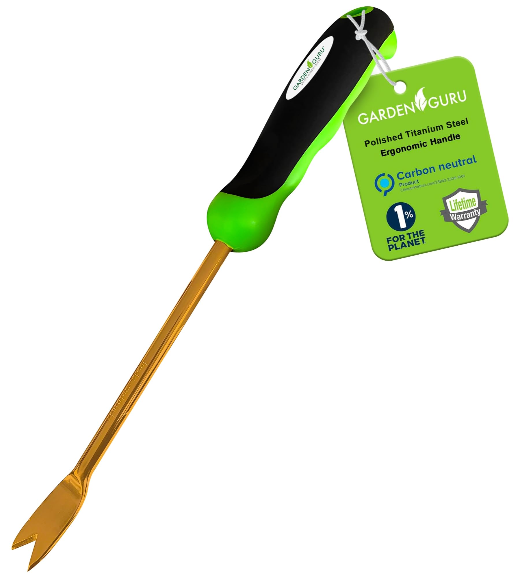 Garden Guru Titanium Dandelion Weeder Tool - Rust Resistant - Ergonomic Handle - Weed Puller for Planting, Weeding, Flower and Vegetable Care in Lawn Garden Yard - 1 Case (48 Pcs)