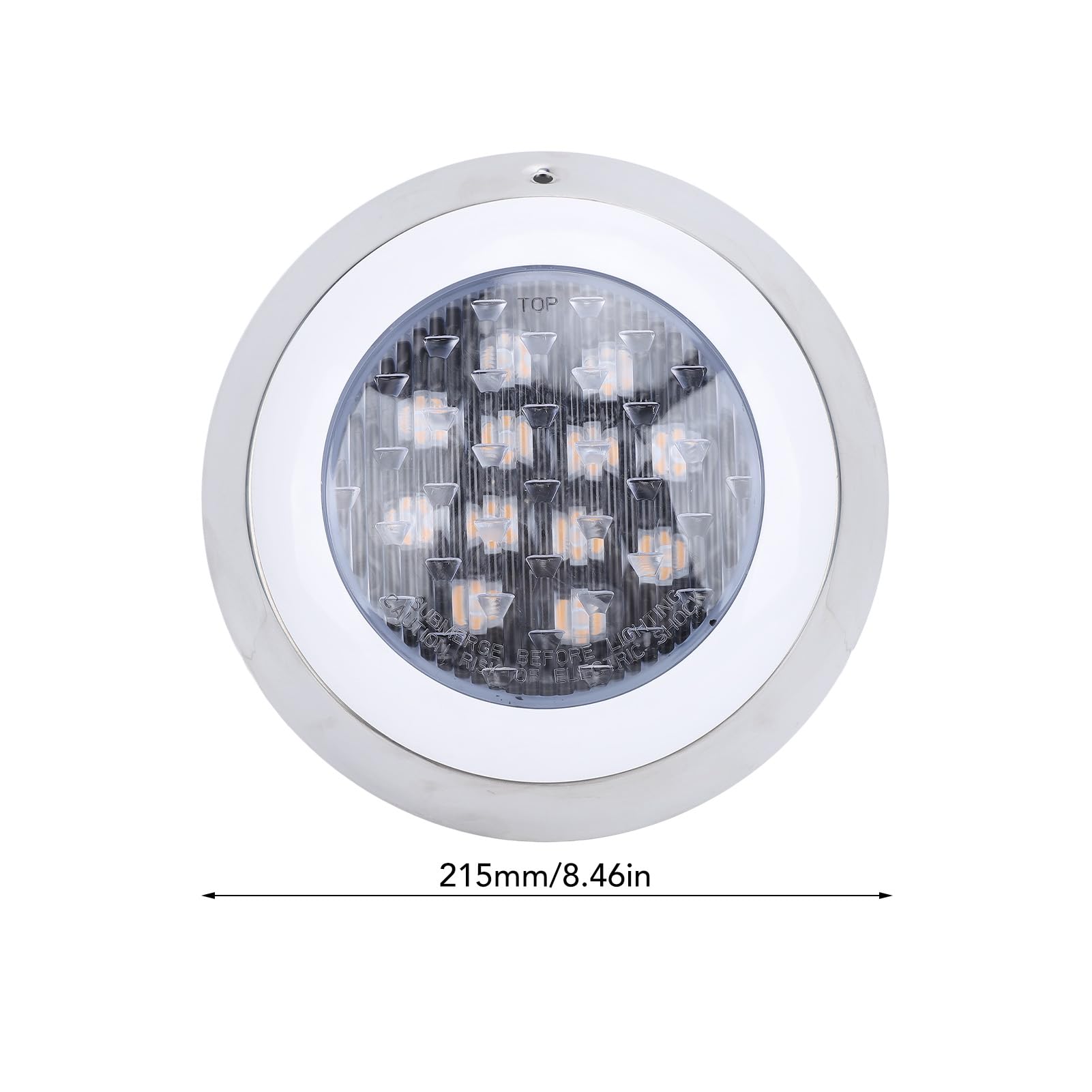 Asixxsix LED-Poolbeleuchtung, Wasserdichte LED-Unterwasserleuchten, 12V Niedervolt-Design,Wandmontage,Whirlpoolbeleuchtung für Unterirdische Pools, Springbrunnen,Teiche und Aquarien