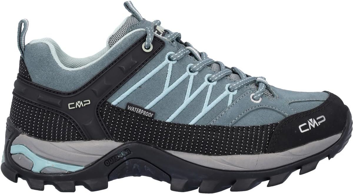 CMP Rigel Low Wmn Trekking Shoes Wp Damen Wanderschuhe, Grün Mineral Green, 41 EU