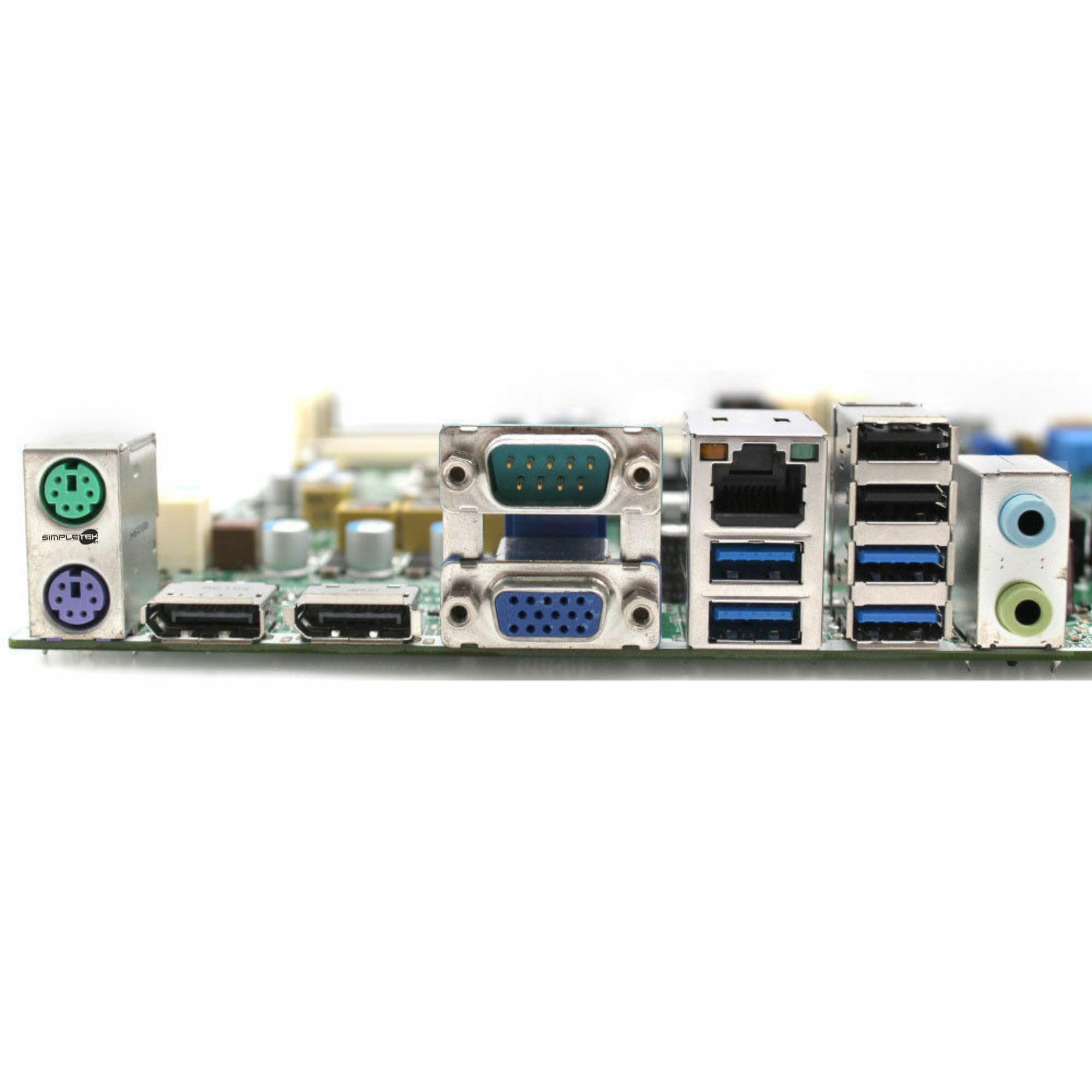 SIMPLETEK - Płyta główna SFF | Chipset H170 LGA 1151 DDR4 | 4 x USB 3.0, VGA, 2 x USB 2.0, 2 x DisplayPort, RS232, RJ-45 (odnowiony)
