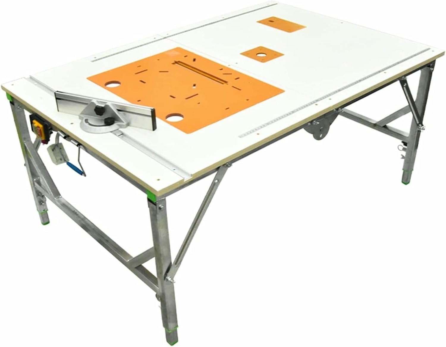 Multifunctional Woodworking Workbench, (80 * 120cm) Small Saw Table Portable Folding Saw Table Decoration DIY Folding Workbenchfor Professionals