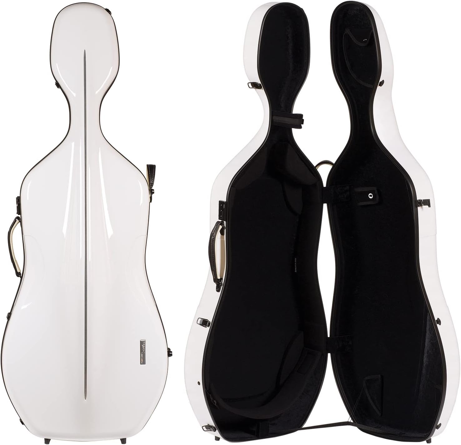 Gewa 341.240 Air 3.9 White 4/4 Cello Case with Black interior