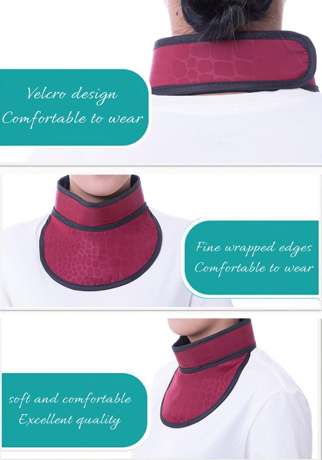 Delantal Protector de Rayos X, Cuello para Tiroides, 0.5mmpb Revestimiento de Plomo para Hospitales