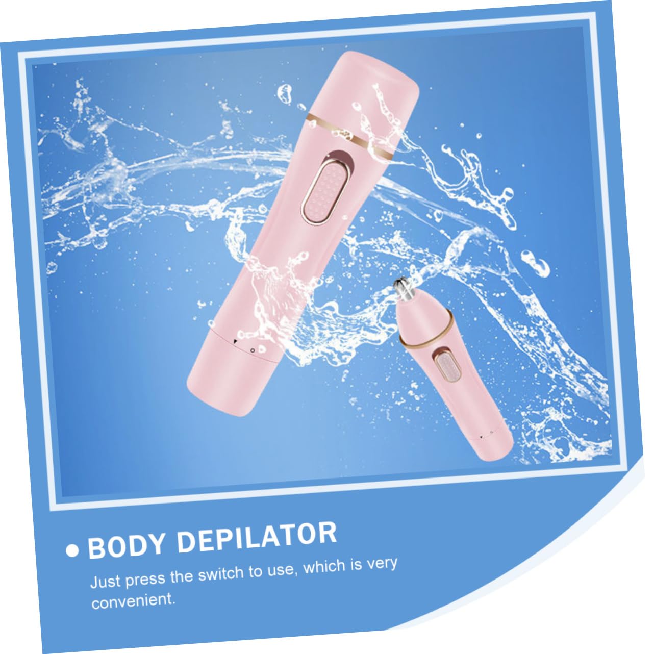 2 Sätze Elektrischer Rasierer für Damen Haarentfernungstool USB Aufladbar Tragbar für Gesicht Lippen Wangen und Beine Sicheres und Effektives Dehairing Tool