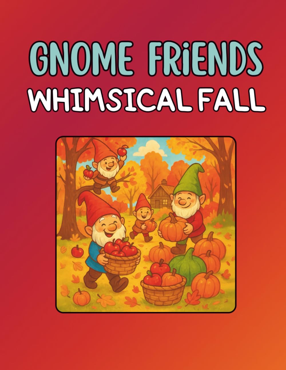 Gnome Friends WHIMSICAL Fall: Coloring book