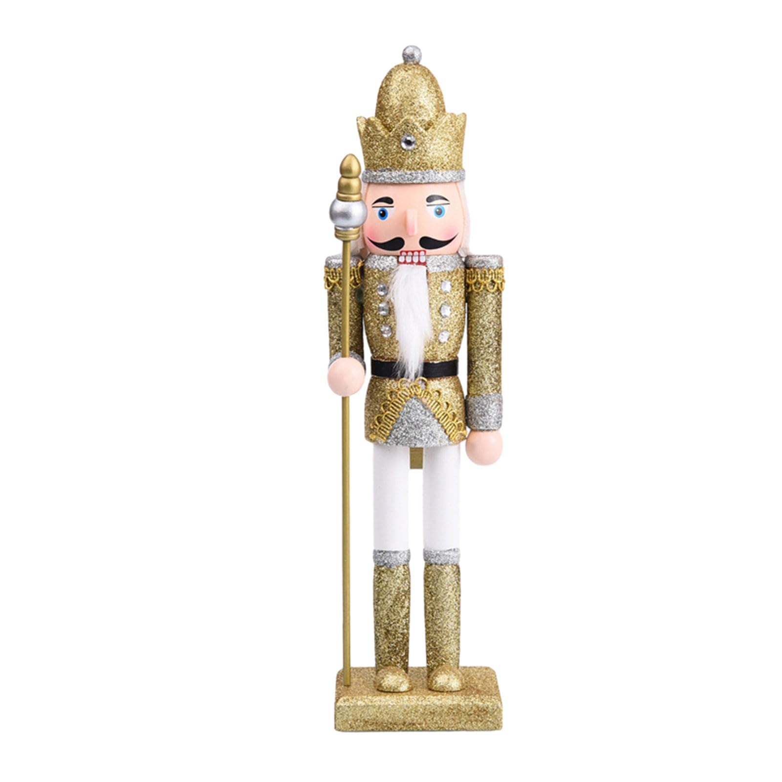 Tsophreniq Nutcrackers Puppet Soldier Ornament Christmas Decoration Traditional Wooden Nutcrackers Doll Handcraft Home Decorations Christmas Soldier