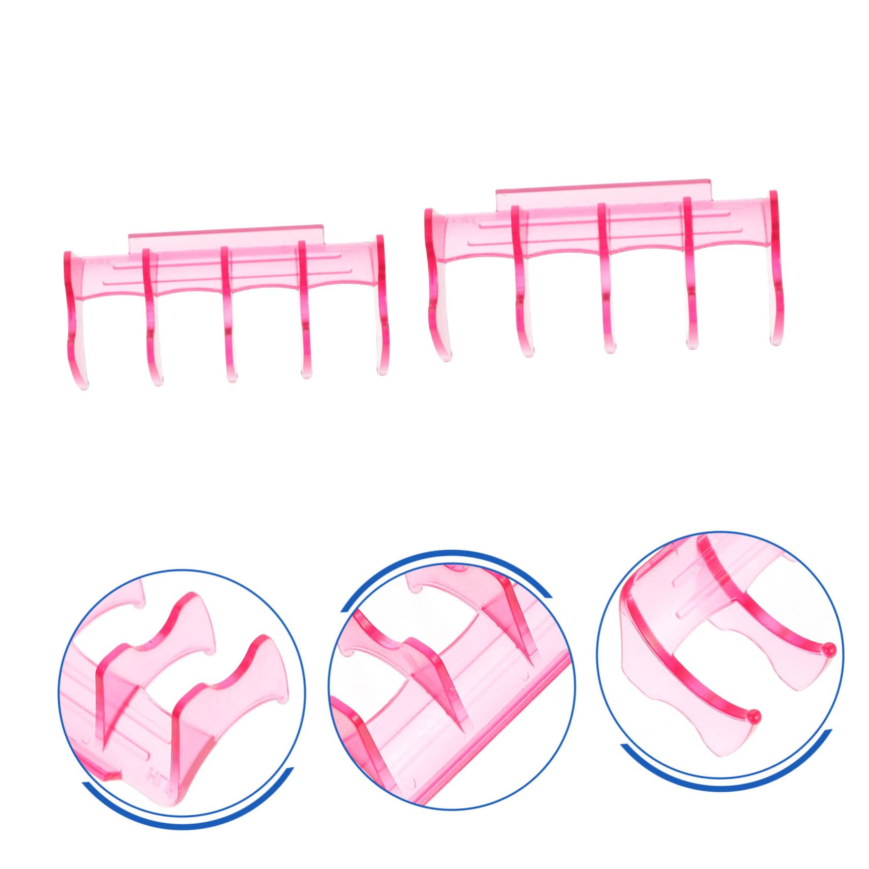 Beatifufu Curler Clips Perm Insulation Holder Heat Insulation Bar for Hair Loop Styling