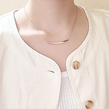 Amazon | [ホワイトクローバー] ペア ネックレス アレルギー