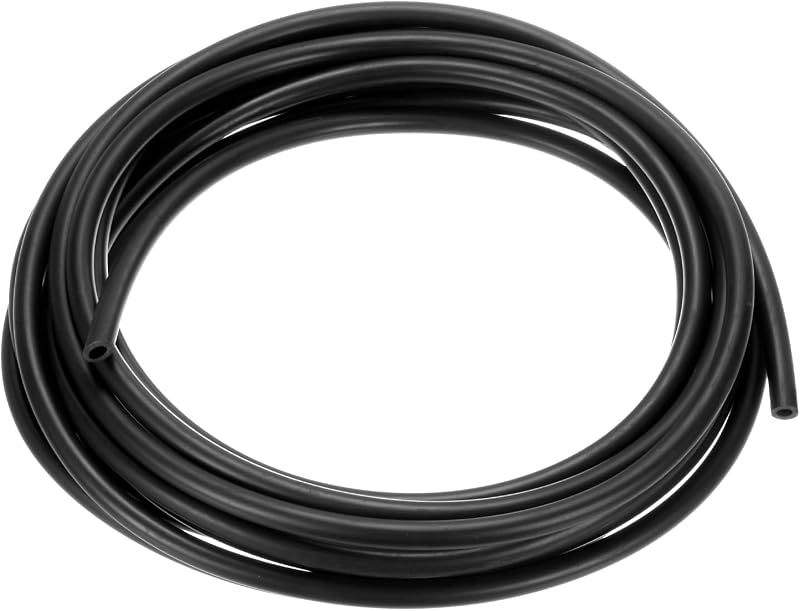 Mangueira de borracha NBR para água e óleo lubrificante M METERXITY 4 mm x 7 mm, preta – 5 m